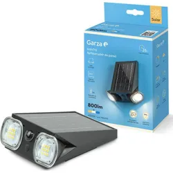 Compra APLIQUE LED SOLAR MANTIS 800LM SENSOR CREP. 26H IP44 D/MOVIMIENTO 4000K 60º BATERIA REEMP. 25M2 GARZA 401485C al mejor precio