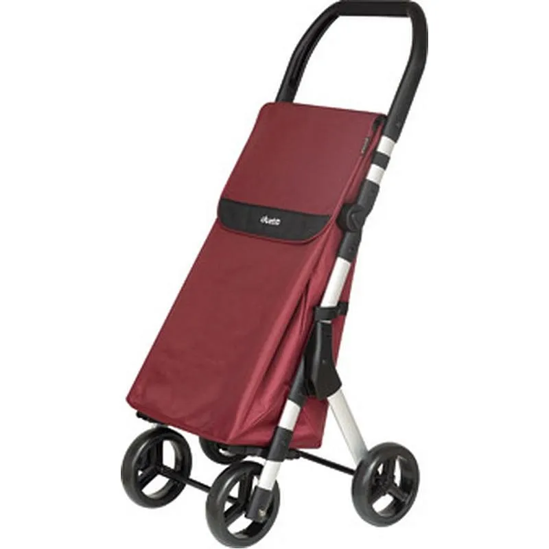 Compra CARRO COMPRA 4 RUEDAS MUUVI PLEGABLE GRANATE-ALUMINIO DUETT 998402 755 al mejor precio