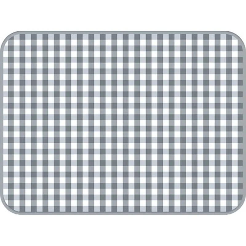 Compra TAPETE ESCURRIDOR MICROFIBRA XL 45 X 60 CM CUADROS GRIS 998114 CUG al mejor precio