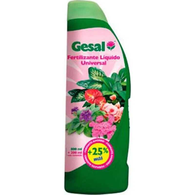 Compra FERTILIZANTE LIQUIDO UNIVERSAL 800 +200 ML GESAL 2645612011 al mejor precio