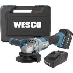 Compra AMOLADORA BATERIA diametro125MM 4.0 AH 18V + CARGADOR WESCO WS2890K.1 al mejor precio