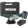 Compra AMOLADORA BATERIA diametro125MM 4.0 AH 18V + CARGADOR WESCO WS2890K.1 al mejor precio
