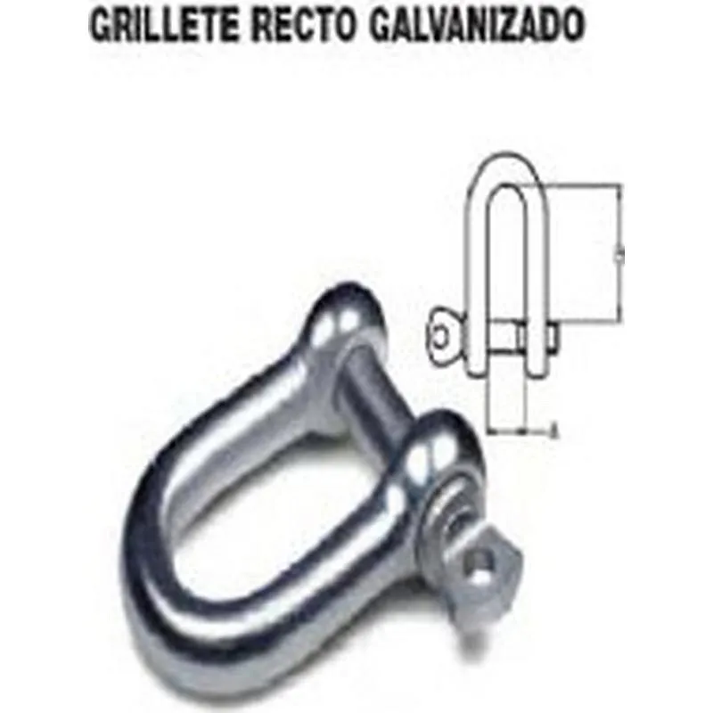 Compra GRILLETE RECTO GALVANIZADO 50 UDS M 10-320 KG UNIQ 9523448 al mejor precio