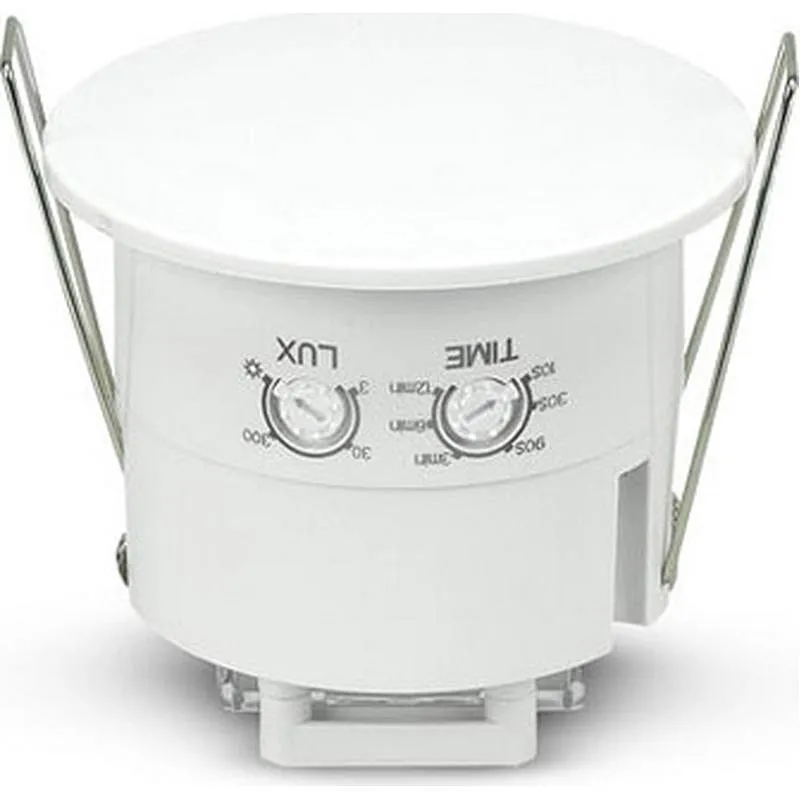 Compra DETECTOR PRESENCIA REAL EMPOTRABLE ANGULO 360º 4 MTS REG. CREPUSCULAR GARZA 430082C al mejor precio