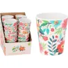 Compra VASO MELAMINA DECORADO FLOR (EXPOSITOR) diametro 8 X 10CM KOOPMAN 177602020 al mejor precio