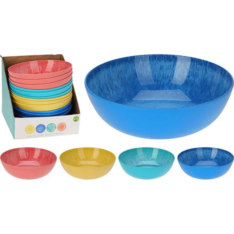 Compra ENSALADERA MELAMINA SURTIDO (EXPOSITOR) 22CM 1680ML-COLORS KOOPMAN 177602430 al mejor precio
