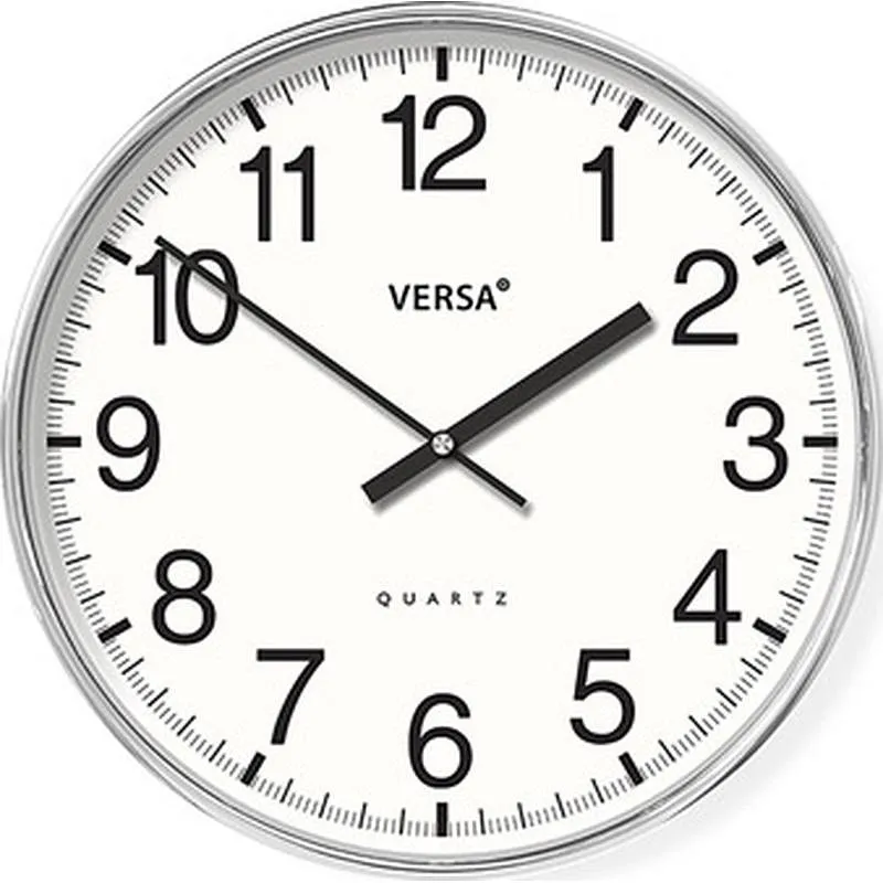 Compra RELOJ PARED REDONDO BLANCO 30CM VERSA 22360025 al mejor precio