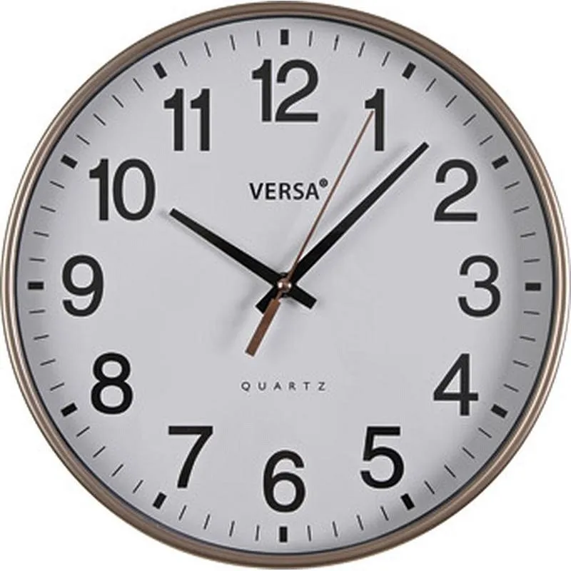 Compra RELOJ PARED REDONDO BLANCO 30CM VERSA 22360022 al mejor precio