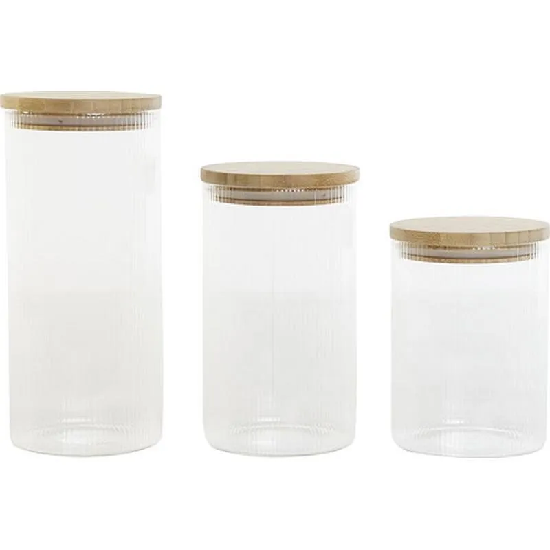 Compra BOTE SET 3 BOROSILICATO 10X10X22,3CM 1400 1400/1100ML ITEM PC-208537 al mejor precio