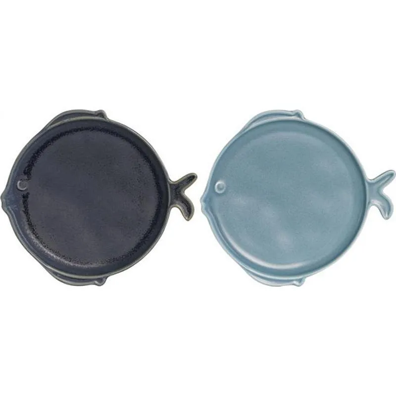 Compra PLATO PORCELANA PEZ SURTIDO 19X17,7X2CM ITEM PC-211044 al mejor precio