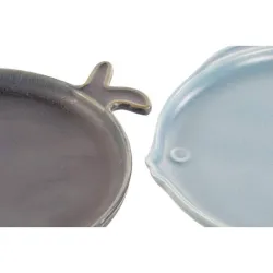 Compra PLATO PORCELANA PEZ SURTIDO 19X17,7X2CM ITEM PC-211044 al mejor precio