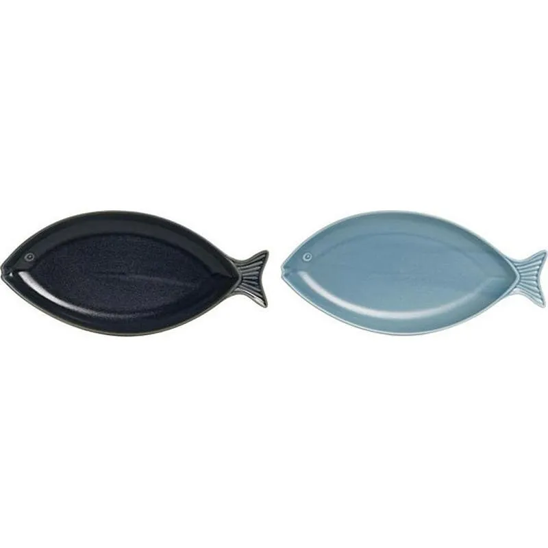 Compra BANDEJA PORCELANA PEZ 33X16X3CM SURTIDO ITEM PC-211048 al mejor precio