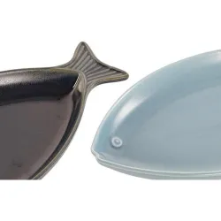 Compra BANDEJA PORCELANA PEZ 33X16X3CM SURTIDO ITEM PC-211048 al mejor precio