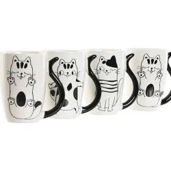 Compra MUG PORCELANA GATOS SURTIDO 11X8,2X12CM 380ML ITEM PC-215214 al mejor precio