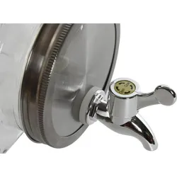 Compra DISPENSADOR BEBIDAS CRISTAL METAL 13X13,5X32,5 3L ITEM PC-217539 al mejor precio