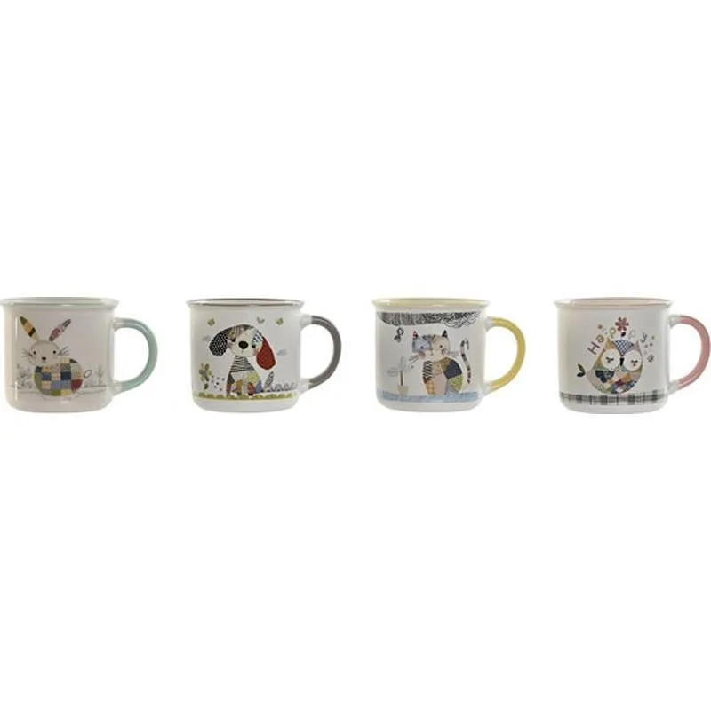 Compra MUG PORCELANA ANIMALES SURTIDO 12,5X9,5X9CM 360ML ITEM PC-219274 al mejor precio