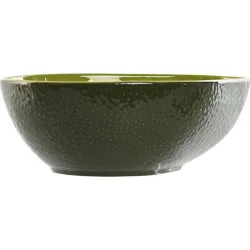 Compra BOL GRES DECORADO AGUACATE VERDE 18X14X7CM ITEM PC-219539 al mejor precio