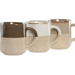 Compra TAZA TE GRES RUGOSO SURTIDO 10X7X8,2 200ML ITEM PC-219692 al mejor precio