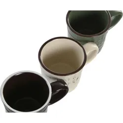Compra TAZA GRES COFFEE RELIEVE SURTIDO 8X6X5,6 100ML ITEM PC-219694 al mejor precio