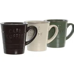 Compra TAZA GRES COFFEE RELIEVE SURTIDO 10X8X8,2 220ML ITEM PC-219695 al mejor precio