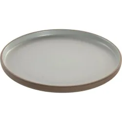 Compra PLATO LLANO GRES MATE AZUL CELESTE 26X26X2,7CM ITEM PC-219734 al mejor precio