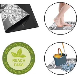 Compra ALFOMBRA VINILICA ESTAMPADA MADERA BLANCA 60X200CM STOR PLANET AP5730 al mejor precio