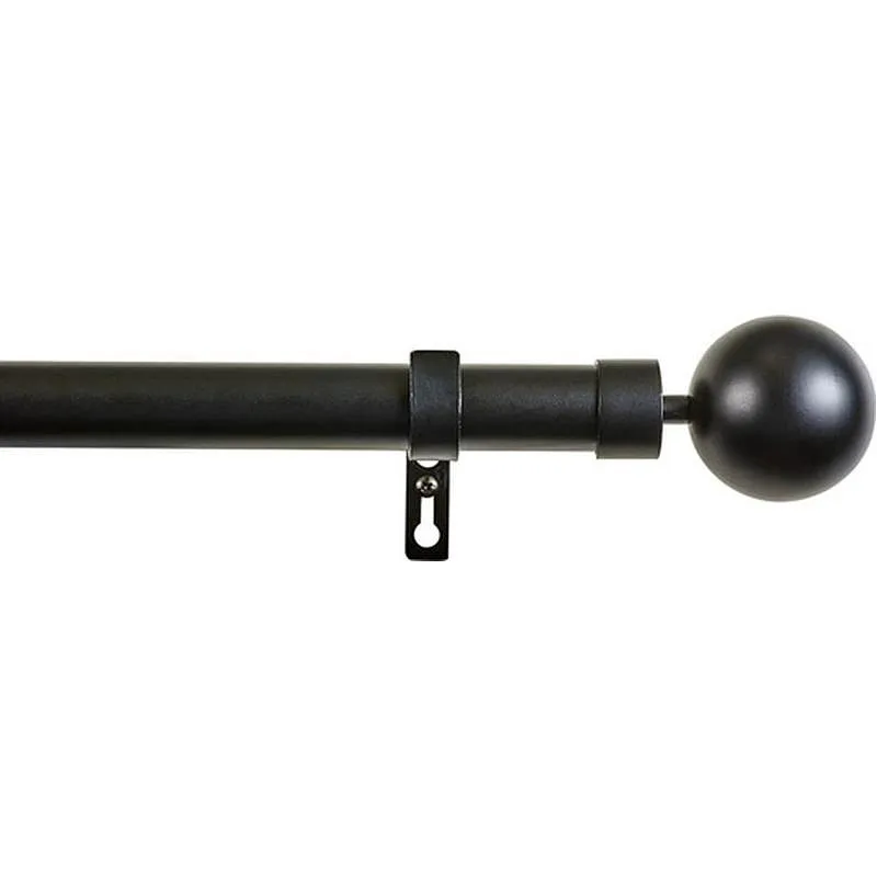 Compra BARRA CORTINA KIT NEGRO 160-300CM STOR PLANET FK205 al mejor precio