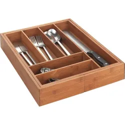 Compra CUBERTERO EXTENSIBLE BAMBU MARTINA 30-42X38X6CM WENKO 54951100 al mejor precio