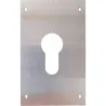 Compra PLACA CERRADURA BOCA PERA 60X80MM INOX SATINADA 51062 al mejor precio