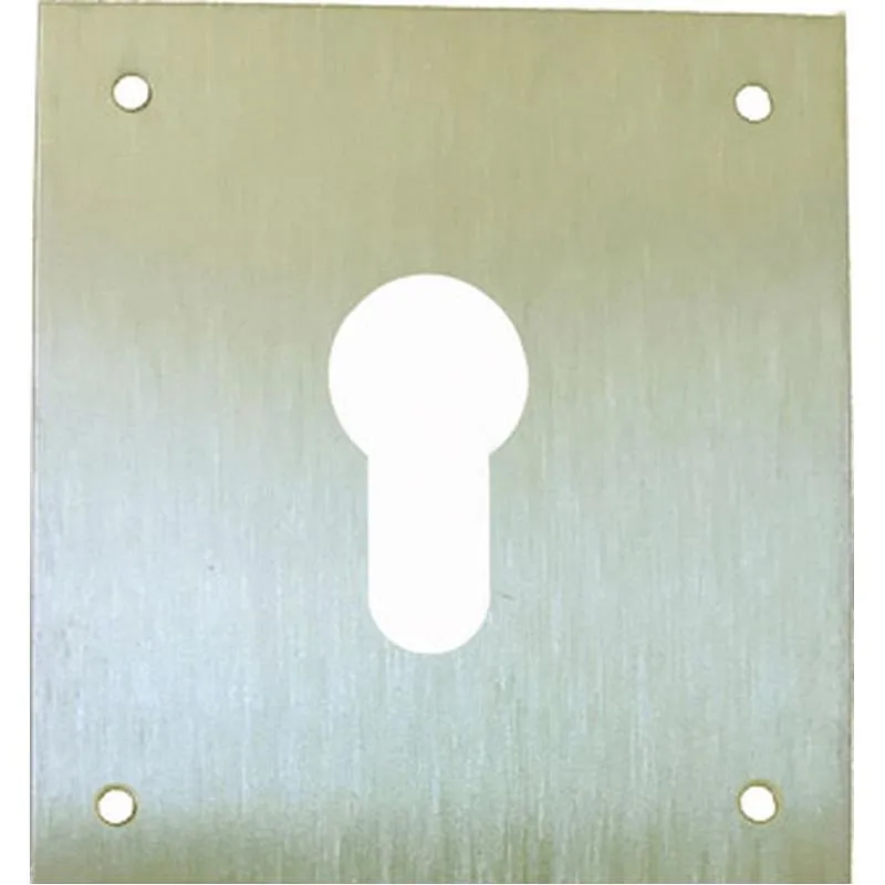 Compra PLACA CERRADURA BOCA PERA 80X80MM LATÓN MATE 51261 al mejor precio