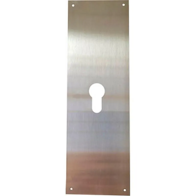 Compra PLACA CERRADURA BOCA PERA 90X250 LATÓN MATE 51612 al mejor precio