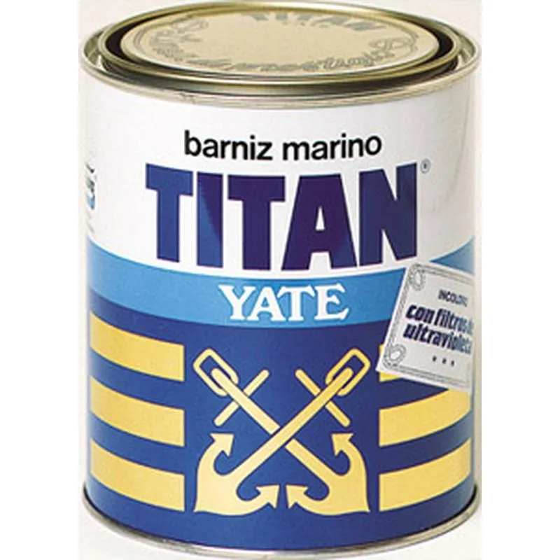 Compra BARNIZ SINTETICO MARINO YATE BRILLANTE 750 ML INCOLORO TITAN 45000734/5806612 al mejor precio
