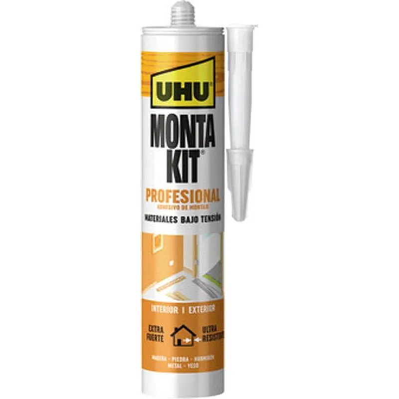 Compra ADHESIVO MONTAJE MONTA KIT PROFESIONAL 350 GR UHU 6310640 al mejor precio