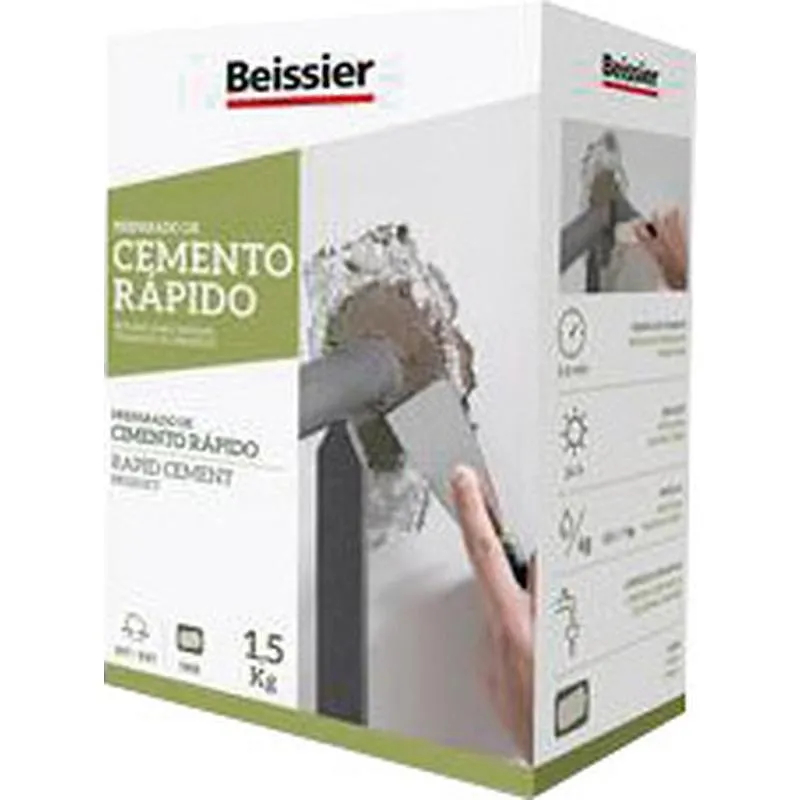 Compra CEMENTO GRIS RAPIDO DE REPARACION 1,5 KG BEISSIER 70166-002 al mejor precio
