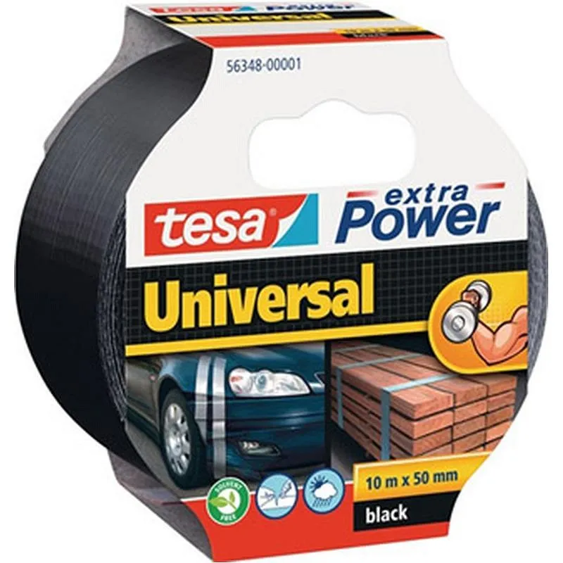 Compra CINTA AMERICANA UNIVERSAL EXTRA POWER 10 M X 50 MM NEGRO TESA TAPE 56348-00001-05 al mejor precio