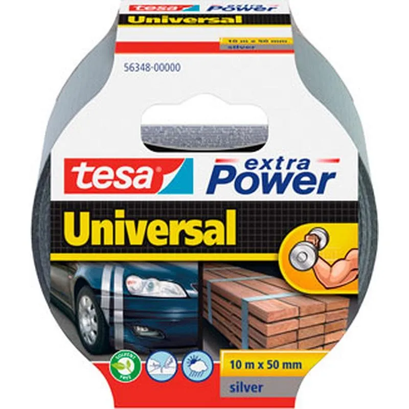 Compra CINTA AMERICANA UNIVERSAL EXTRA POWER 10 M X 50 MM PLATA TESA TAPE 56348-00000-06 al mejor precio