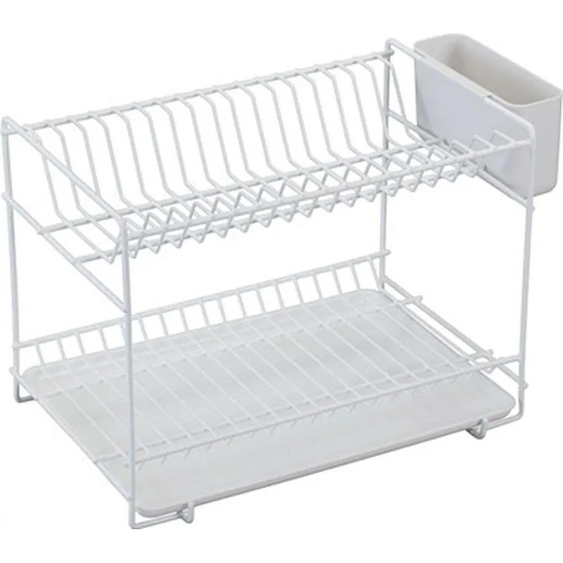 Compra ESCURREPLATOS PLASTIFICADO PEQUEÑO BLANCO SAUVIC 89000 al mejor precio