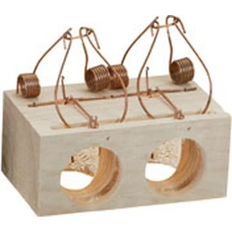 Compra RATONERA MADERA 2 AGUJEROS diametro 37 MM SAUVIC 05252 al mejor precio