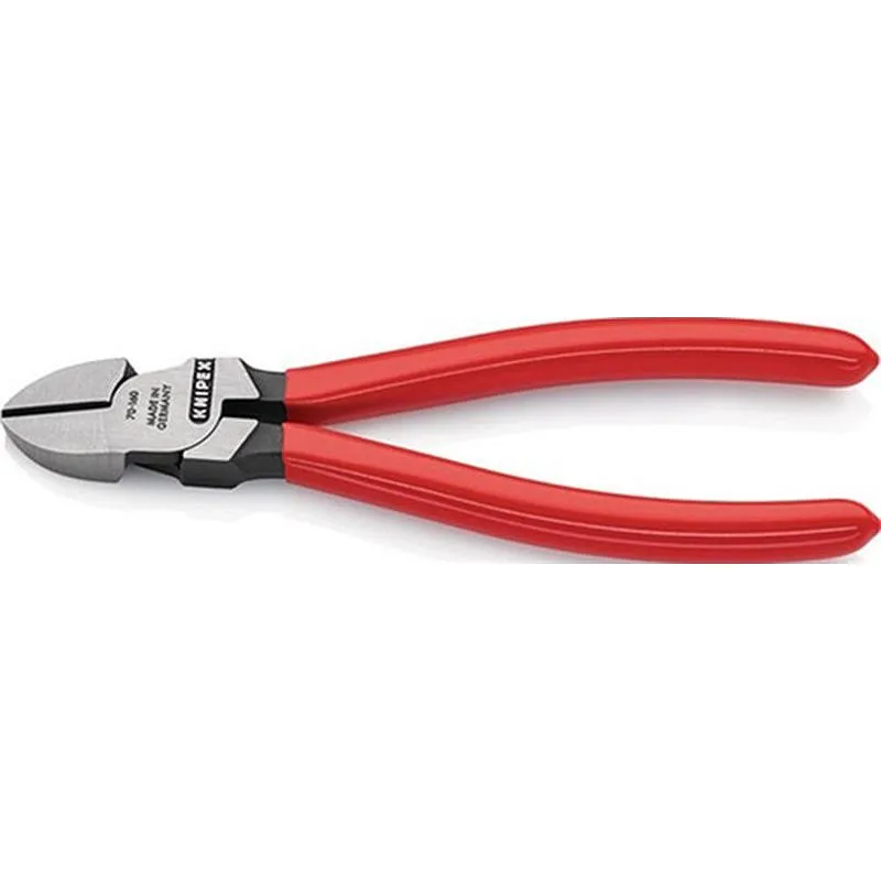 Compra ALICATE CORTE DIAGONAL 160 MM MANGO PLÁSTICO KNIPEX 70 01 160 al mejor precio