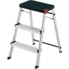 Compra TABURETE ALUMINIO 3 PELDAÑOS HOMOLOGADO M/3 NEGRO ROLSER MT3001 NEGRO al mejor precio