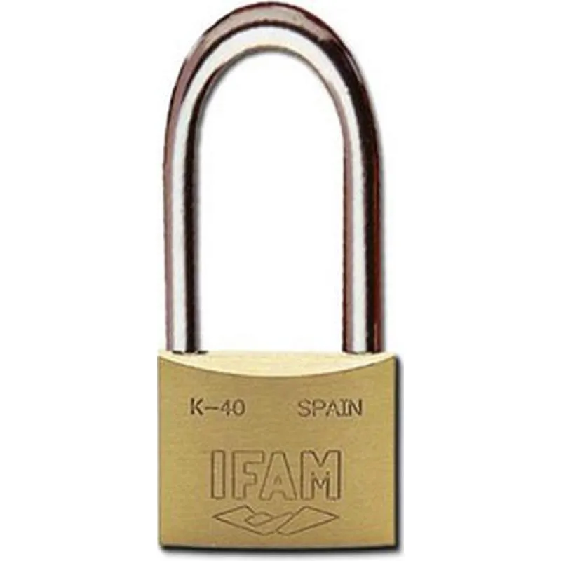 Compra CANDADO K ARCO EXTRA LARGO 40 MM LATON IFAM 014020 al mejor precio