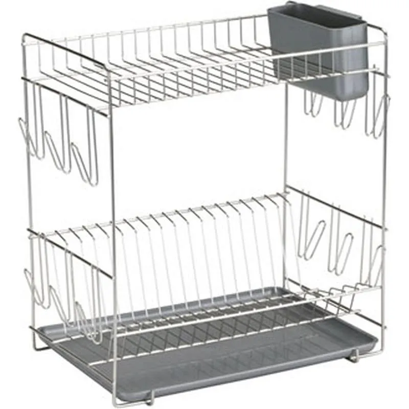 Compra ESCURREPLATOS INOX 18/8 GRANDE-GRIS SAUVIC 90980 al mejor precio