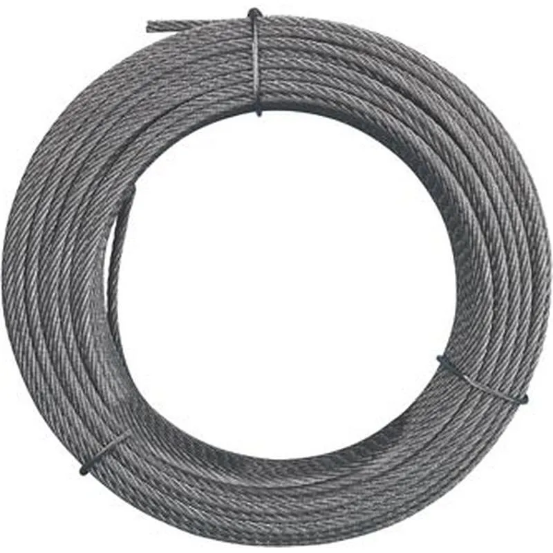 Compra CABLE ACERO GALVANIZADO ROLLO 15 M diametro 2 (6 X 7) +1 ALMA TEXTIL CURSOL 120090082 al mejor precio