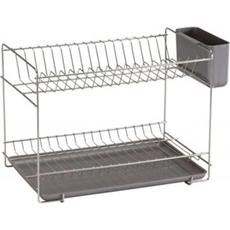 Compra ESCURREPLATOS INOX 18/8 PEQUEÑO GRIS SAUVIC 90985 al mejor precio