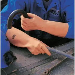 Compra GUANTE LATEX NARANJA ALTO 299 TALLA 8 MAPA 34299188 al mejor precio