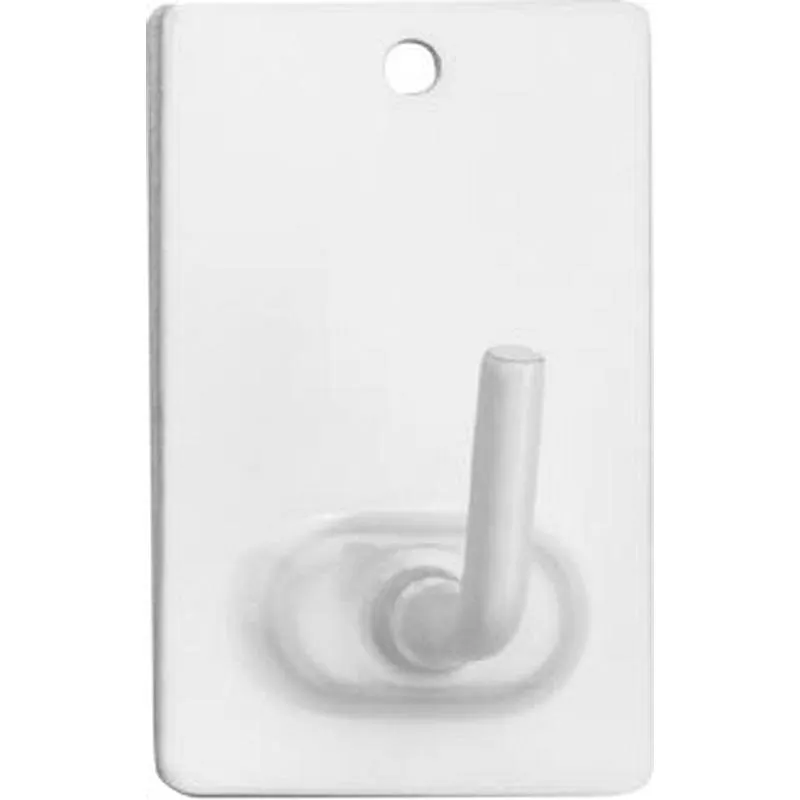 Compra COLGADOR ADHESIVO 1 GANCHO ACERO INOXIDABLE BLANCO 2 UDS INOFIX 2040-2- 000 al mejor precio