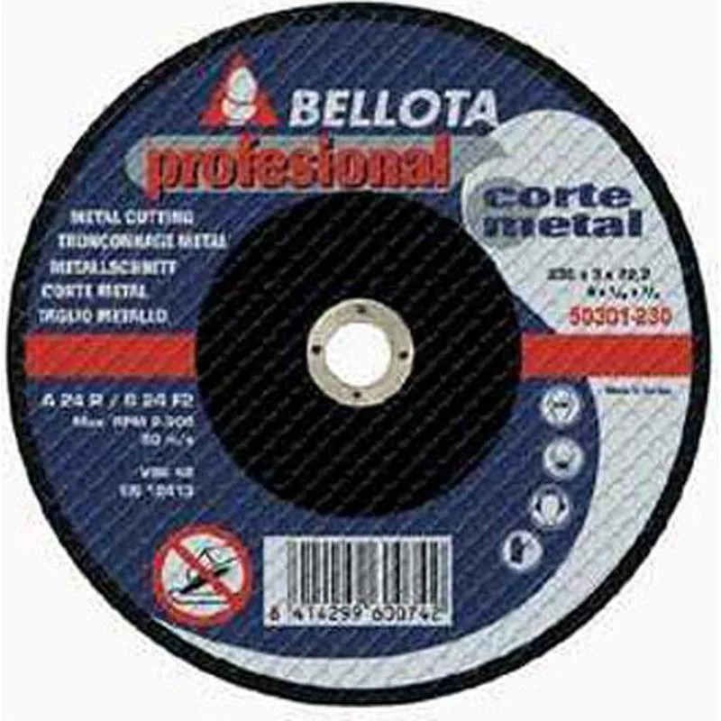 Compra DISCO CORTE METAL diametro 230 MM BELLOTA 50301-230 al mejor precio