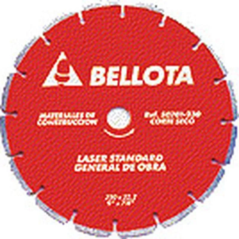 Compra DISCO DIAMANTE GENERAL OBRA CORTE SECO diametro 115 MM BELLOTA 4878894 al mejor precio