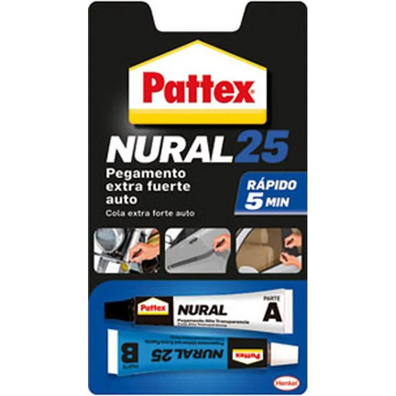 Compra ADHESIVO NURAL 25 REPARADOR AUTOMOVIL 22 ML PATTEX 2901468 al mejor precio