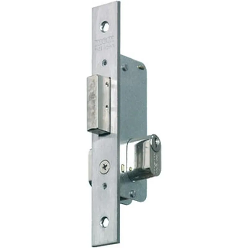 Compra CERRADURA METALICA 1549-21 ENTRADA 18MM CILINDRO OVALADO INOX MCM 1549-21 al mejor precio